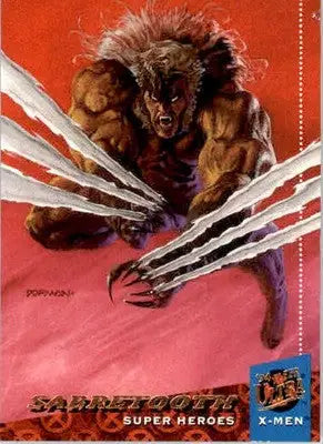 Sabretooth - 1994 Ultra X-Men - #15 - Non_sport - Non-Sports Card Single
