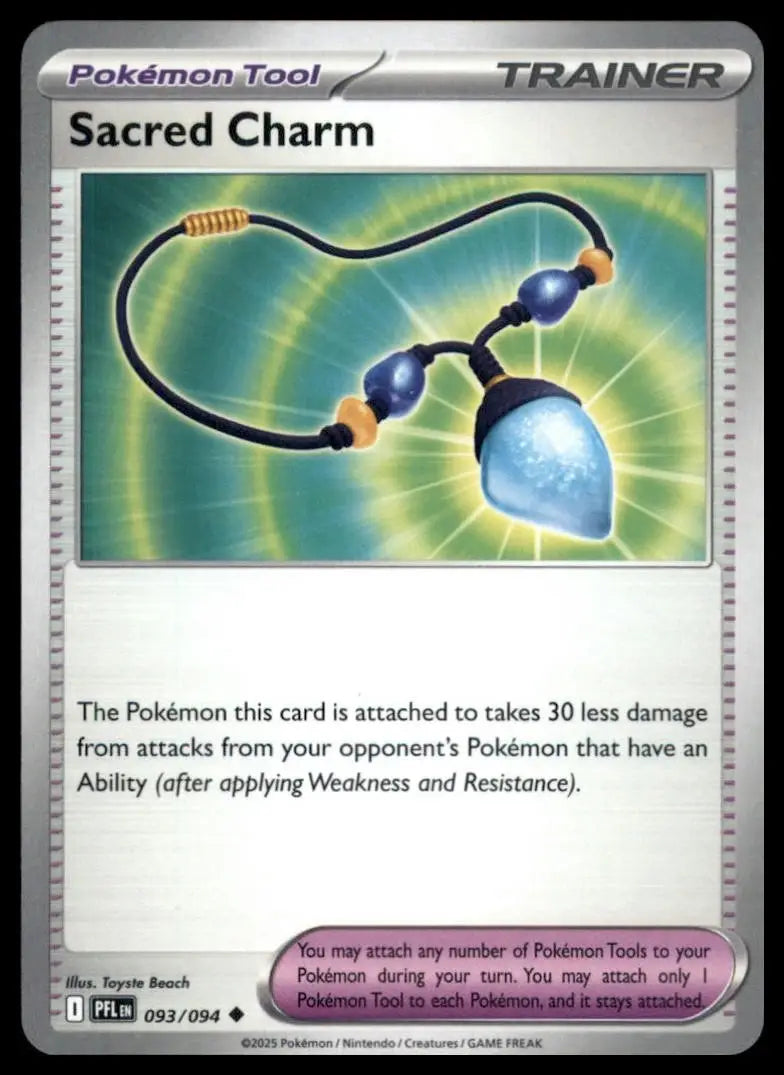 Sacred Charm 093/094 Me02: Phantasmal Flames Regular Pokemon - Pokémon Card Single