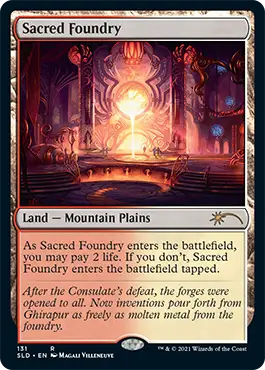 Sacred Foundry [Secret Lair Drop Series] - Magic Card Single