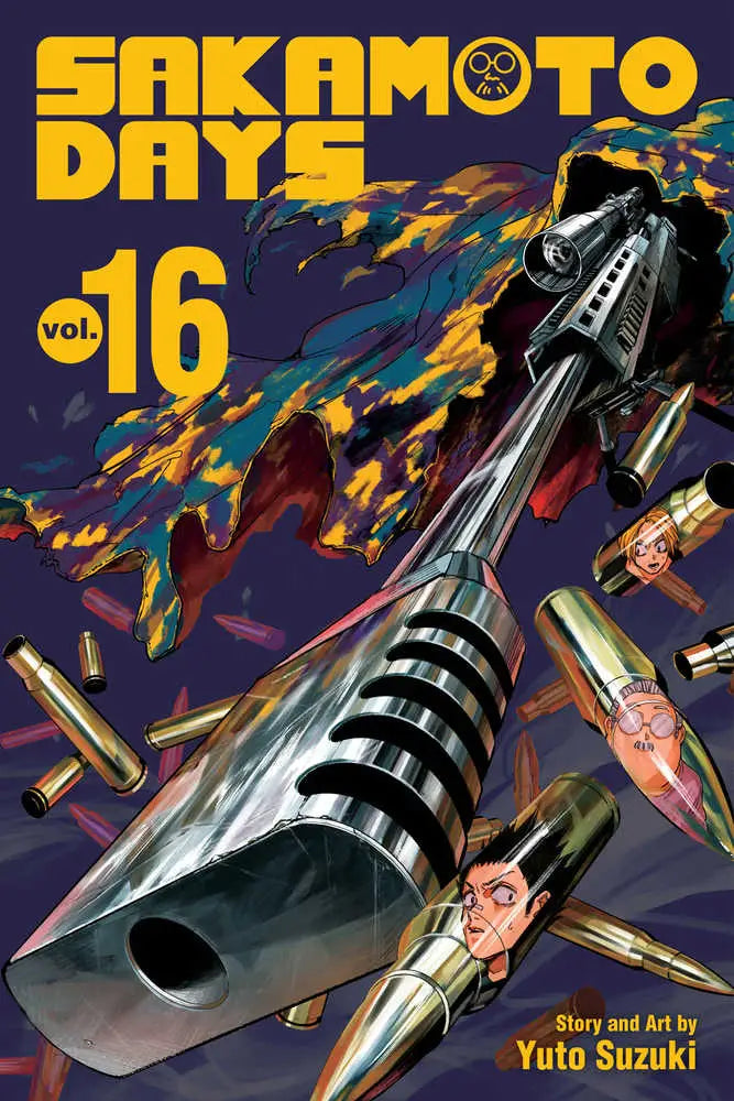 Manga cover art for Sakamoto Days Graphic Novel Volume 16 featuring dynamic characters