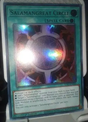 Salamangreat Circle 1st Edition Ultra Rare Foil Spell RA03-EN066 Yu-Gi-Oh! LP - Yu-Gi-Oh! Card Single