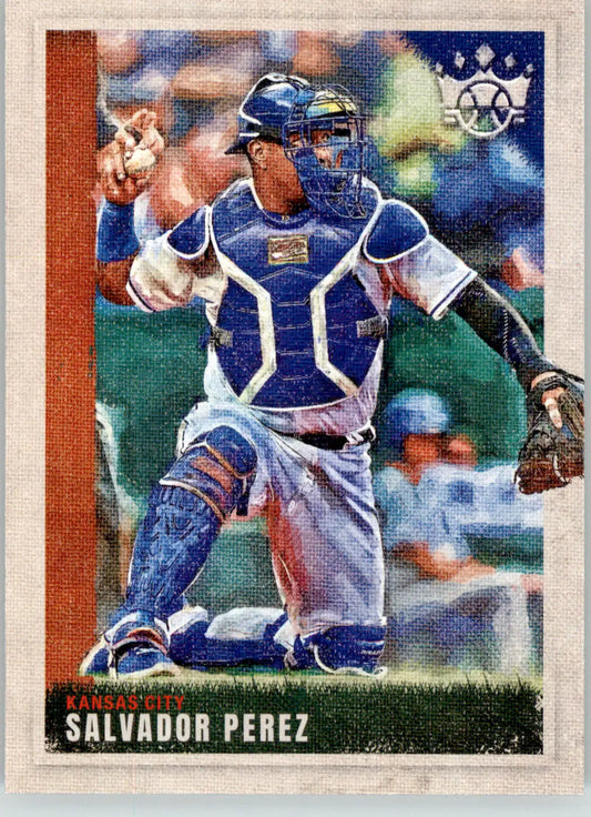 Salvador Perez - 2022 Panini Diamond Kings - #123 - Baseball - Baseball Card Single