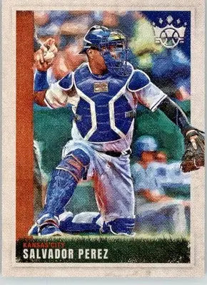 Salvador Perez - 2022 Panini Diamond Kings - #123 - Baseball - Baseball Card Single