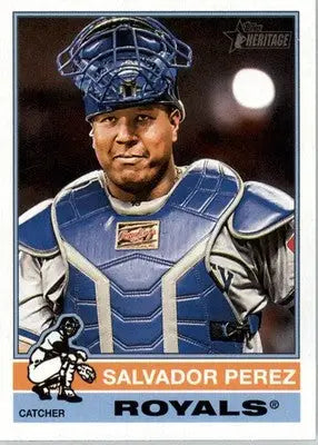 Salvador Perez - 2025 Topps Heritage - #21 - Baseball - Baseball Card Single