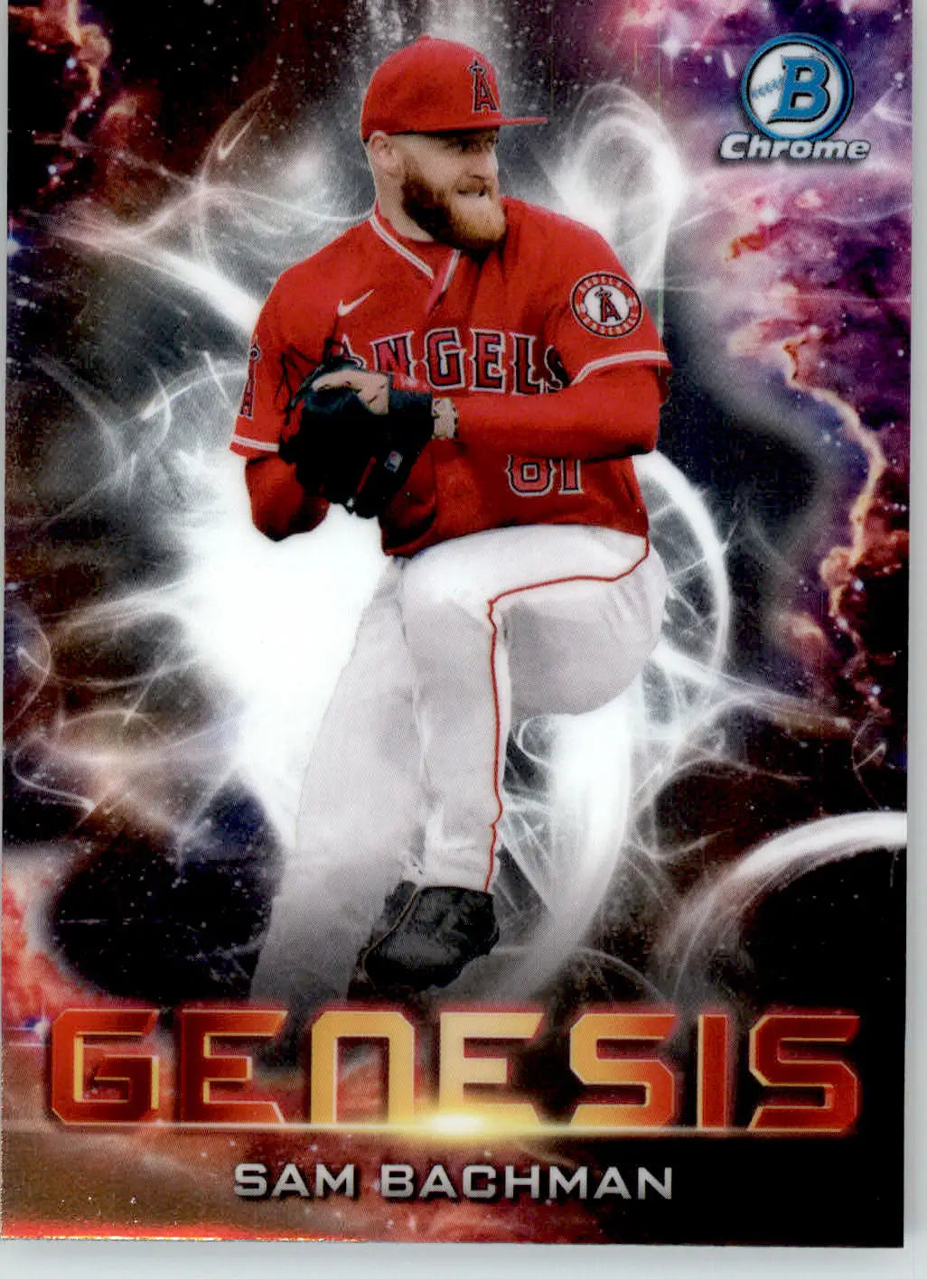 Sam Bachman - 2021 Bowman Draft - #GNS-8 - Genesis Baseball - Baseball Card Single