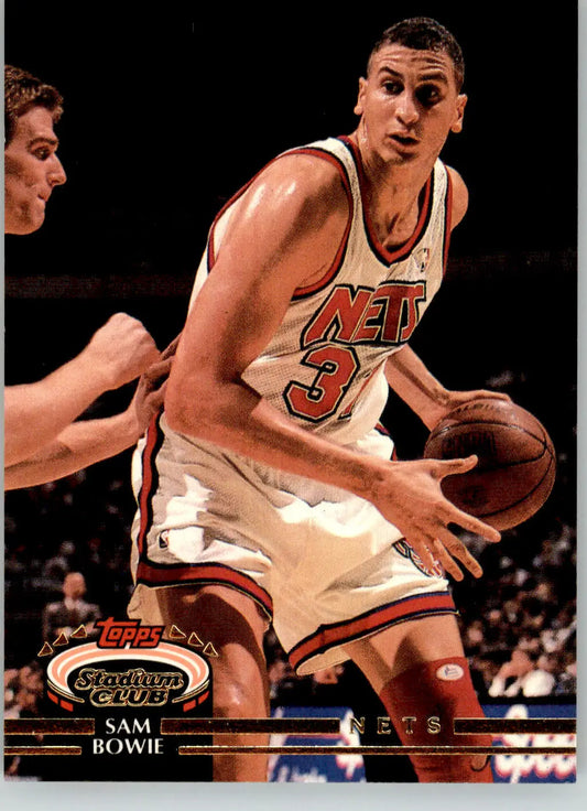 Sam Bowie - 1992-93 Stadium Club - #91 - Basketball - Basketball Card Single
