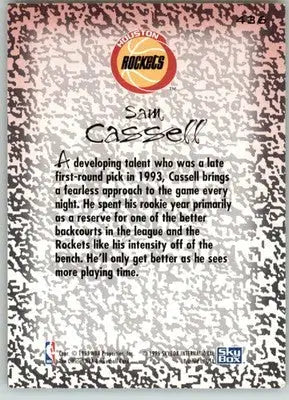 Sam Cassell - 1994-95 NBA Hoops Gold Mine - #436 - Basketball - Basketball Card Single