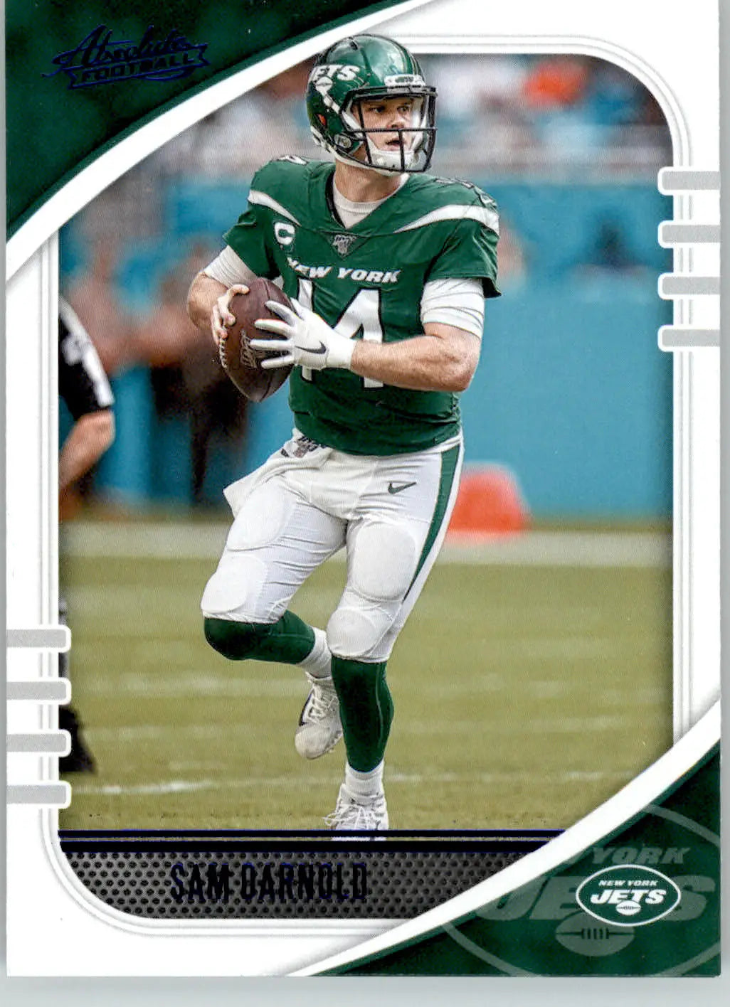 Sam Darnold - 2020 Panini Absolute - #32 - Blue Football - Football Card Single