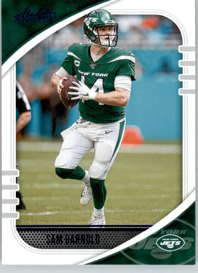 Sam Darnold - 2020 Panini Absolute - #32 - Blue Football - Football Card Single
