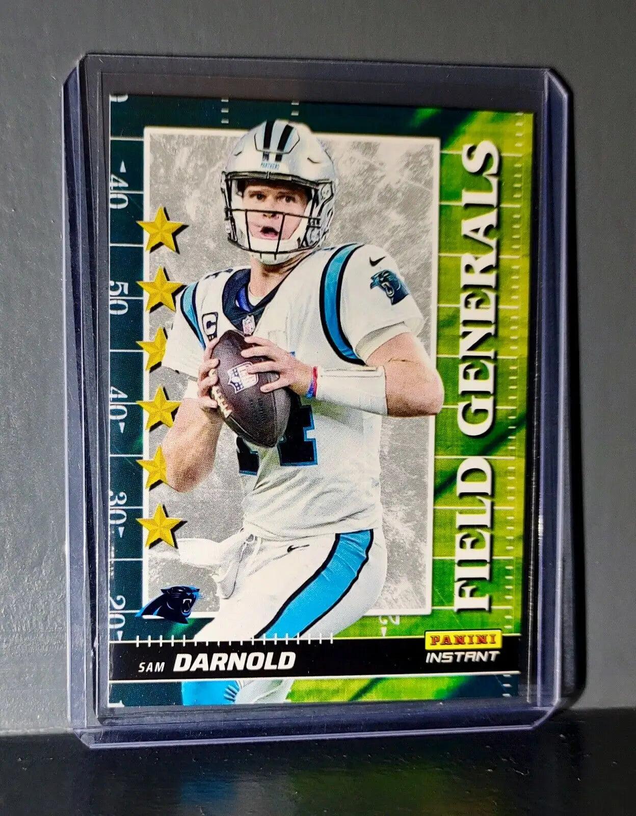 Sam Darnold 2021 Panini NFL Instant Field Generals #5 Rookie Card 1 of 2088 - Football Card Single