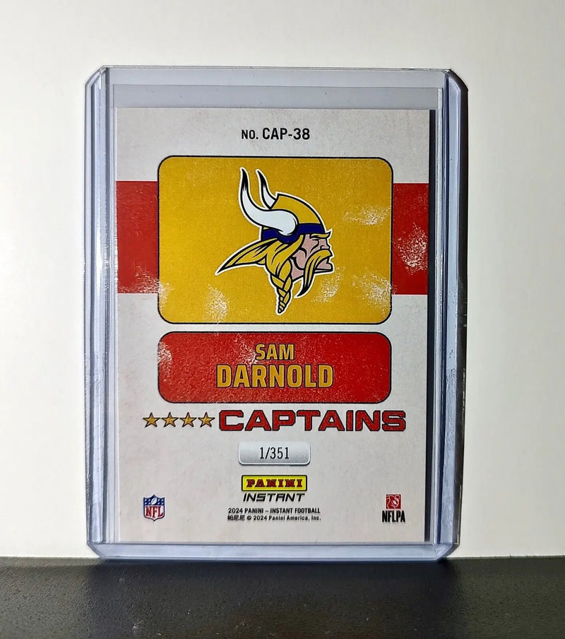 Sam Darnold 2024 Panini Captains NFL #38 Card Minnesota Vikings 1/351