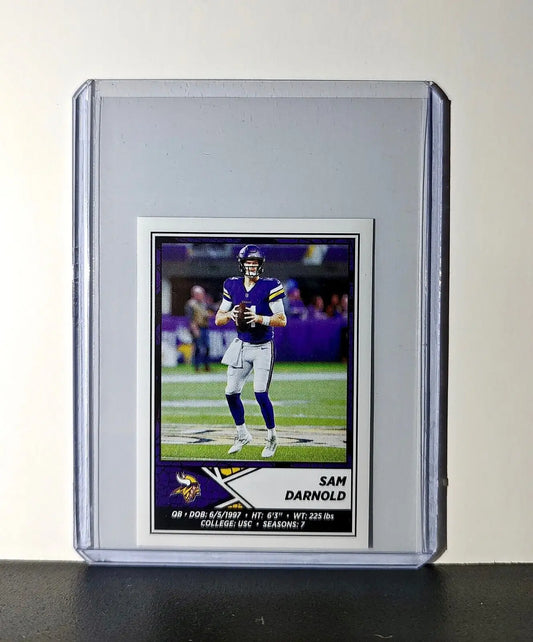 Sam Darnold 2024 Panini NFL Sticker #411 Minnesota Vikings - Football Card Single