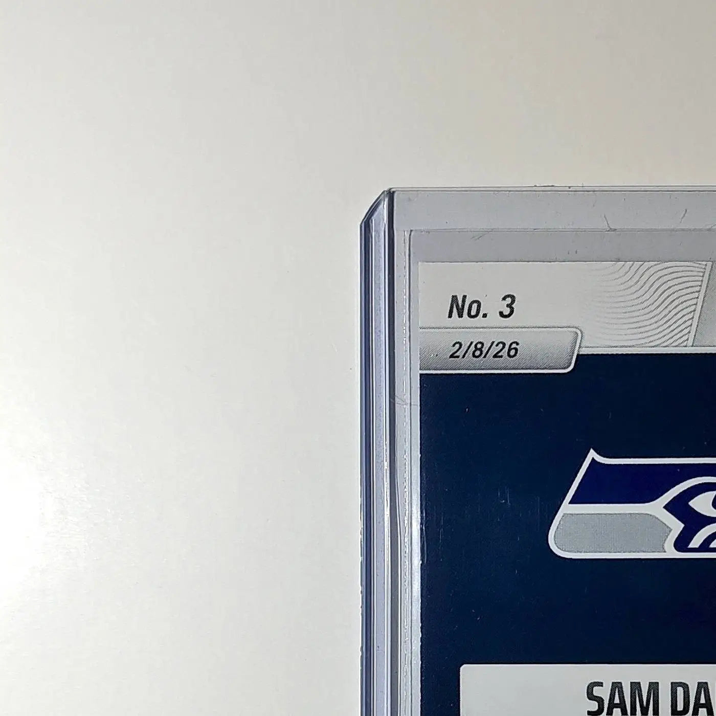 Sam Darnold 2026 Panini NFL Super Bowl LIX Champions #3 Card Seattle Seahawks - Football Card Single