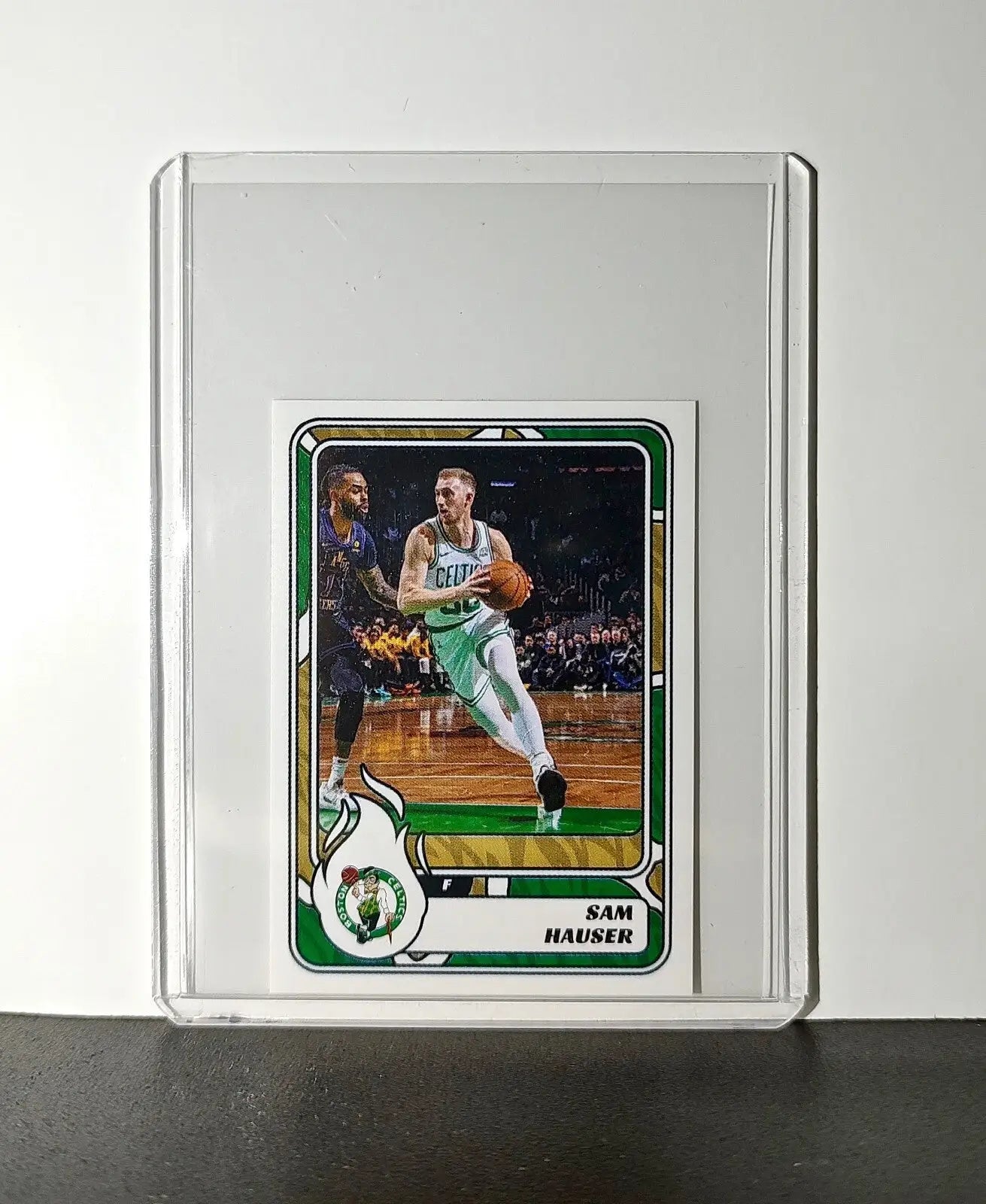 Sam Hauser 2024-25 Panini NBA #120 Sticker Card Boston Celtics - Basketball Card Single