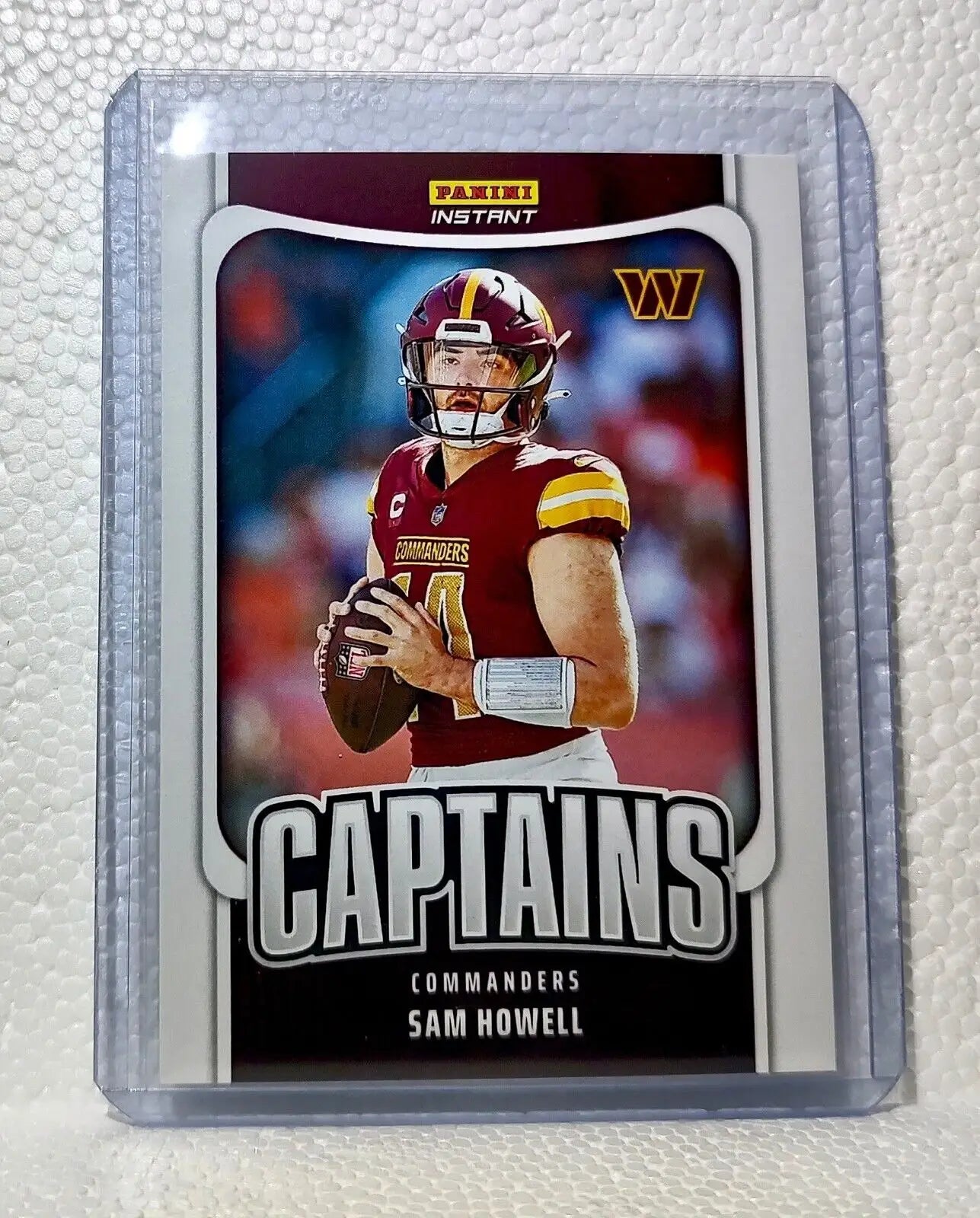 Sam Howell 2023 Panini NFL Captain #32 Football Card Washington Commanders 1/331 - Football Card Single