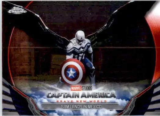 Sam Lands in Mexico - 2025 Topps Chrome Marvel #BNW-11 Brave New World - Marvel Card Single