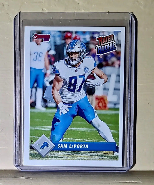 Sam LaPorta 2023 Panini NFL Rated Rookie Retro #21 Football Card Lions 1/629 - Football Card Single