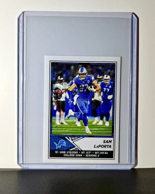 Sam LaPorta 2024 Panini NFL Sticker #385 Detroit Lions - Football Card Single