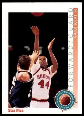 Sam Mack 1992 Star Pics #16 Houston Cougars - Basketball Card Single