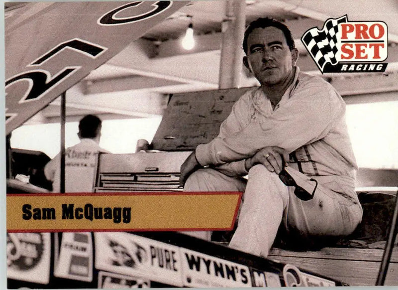 Sam McQuagg - 1991 Pro Set - #L26 - Legends Racing - Racing Card Single