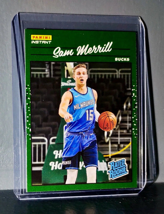 Sam Merrill 2020-2021 Panini NBA Instant #43 Rated Rookie Retro Card 1/3558 - Basketball Card Single
