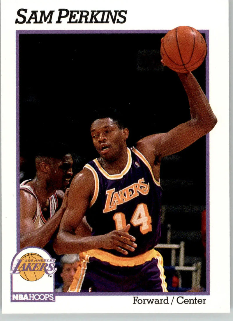 Sam Perkins - 1991-92 Hoops - #102 - Basketball - Basketball Card Single