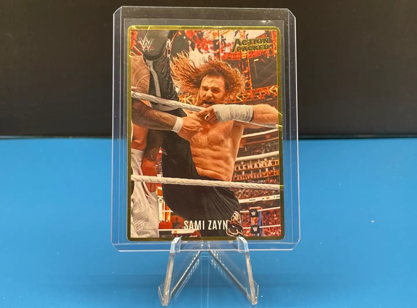 SAMI ZAYN 2023 Panini Chronicles WWE ACTION PACKED Card #AP-7 - Wrestling Card Single