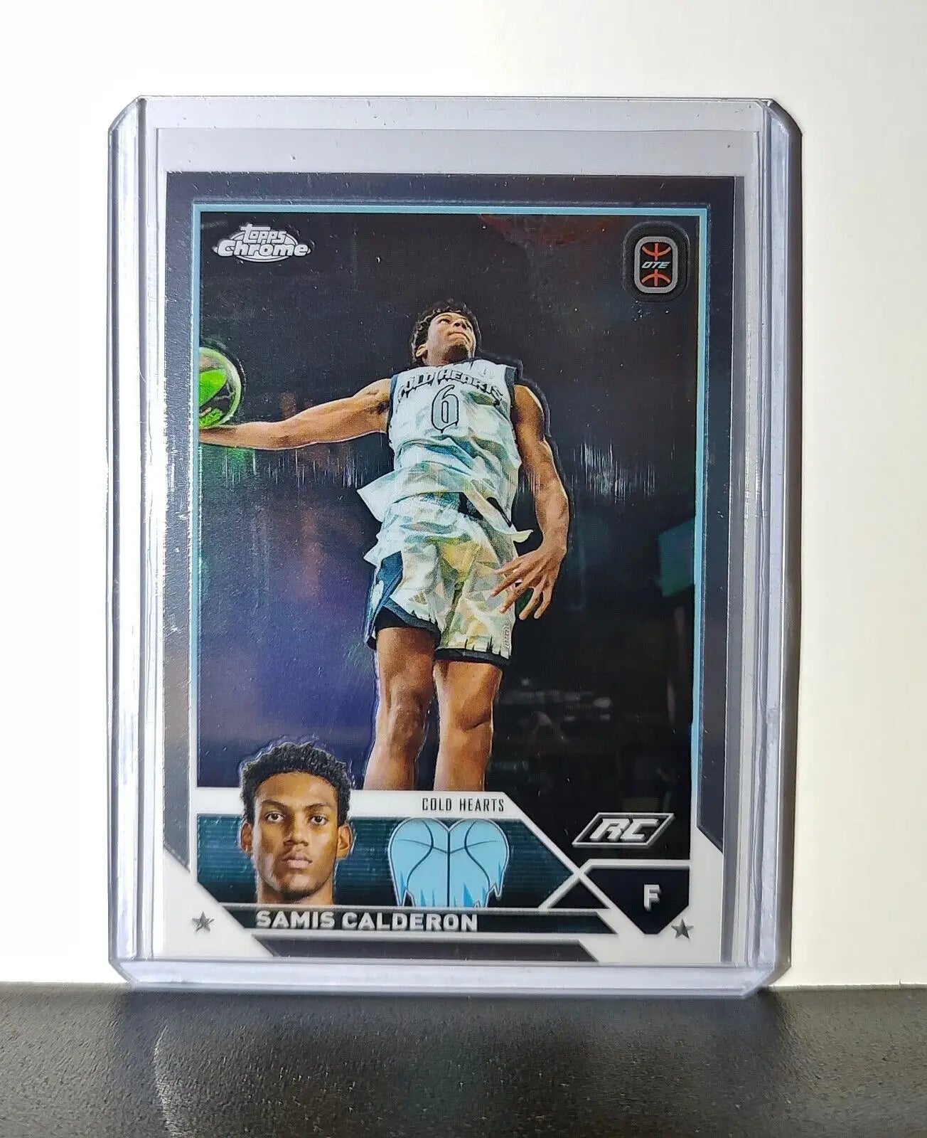 Samis Calderon Rookie Card 2023-24 Topps Chrome Overtime #46 Cold Hearts