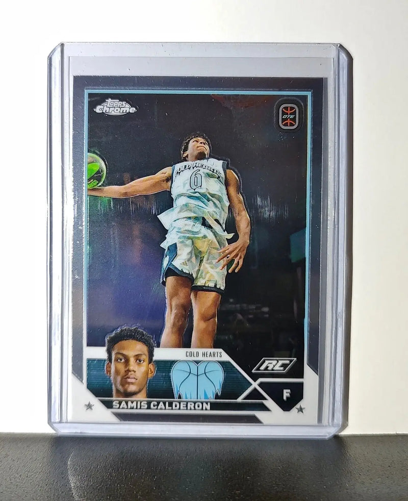 Samis Calderon Rookie Card 2023-24 Topps Chrome Overtime #46 Cold Hearts
