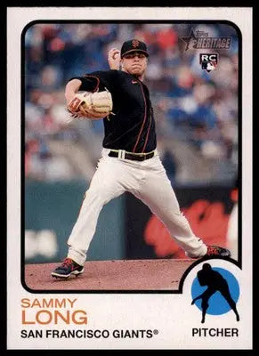 Sammy Long Rookie 2022 Topps Heritage #379 San Francisco Giants - Baseball Card Single