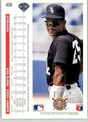 Sammy Sosa - 1992 Upper Deck - #438 - Baseball - Baseball Card Single