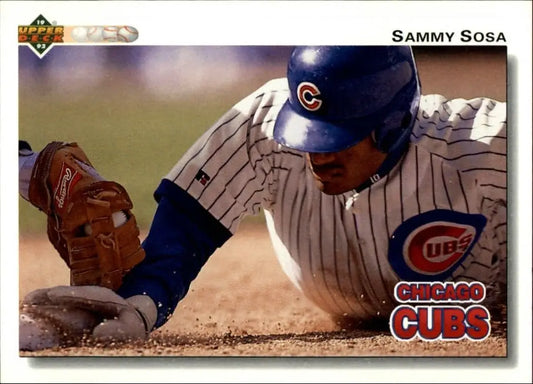 Sammy Sosa Cubs 1992 Upper Deck MLB #723 Baseball Card Chicago Cubs - Baseball Card Single