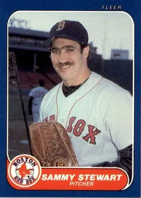 Sammy Stewart - 1986 Fleer Update - #U-107 - Baseball - Baseball Card Single