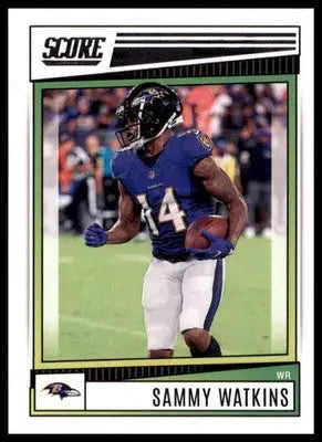 Sammy Watkins 2022 Score #182 Baltimore Ravens