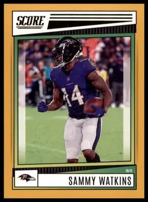 Sammy Watkins 2022 Score Gold #182 Baltimore Ravens