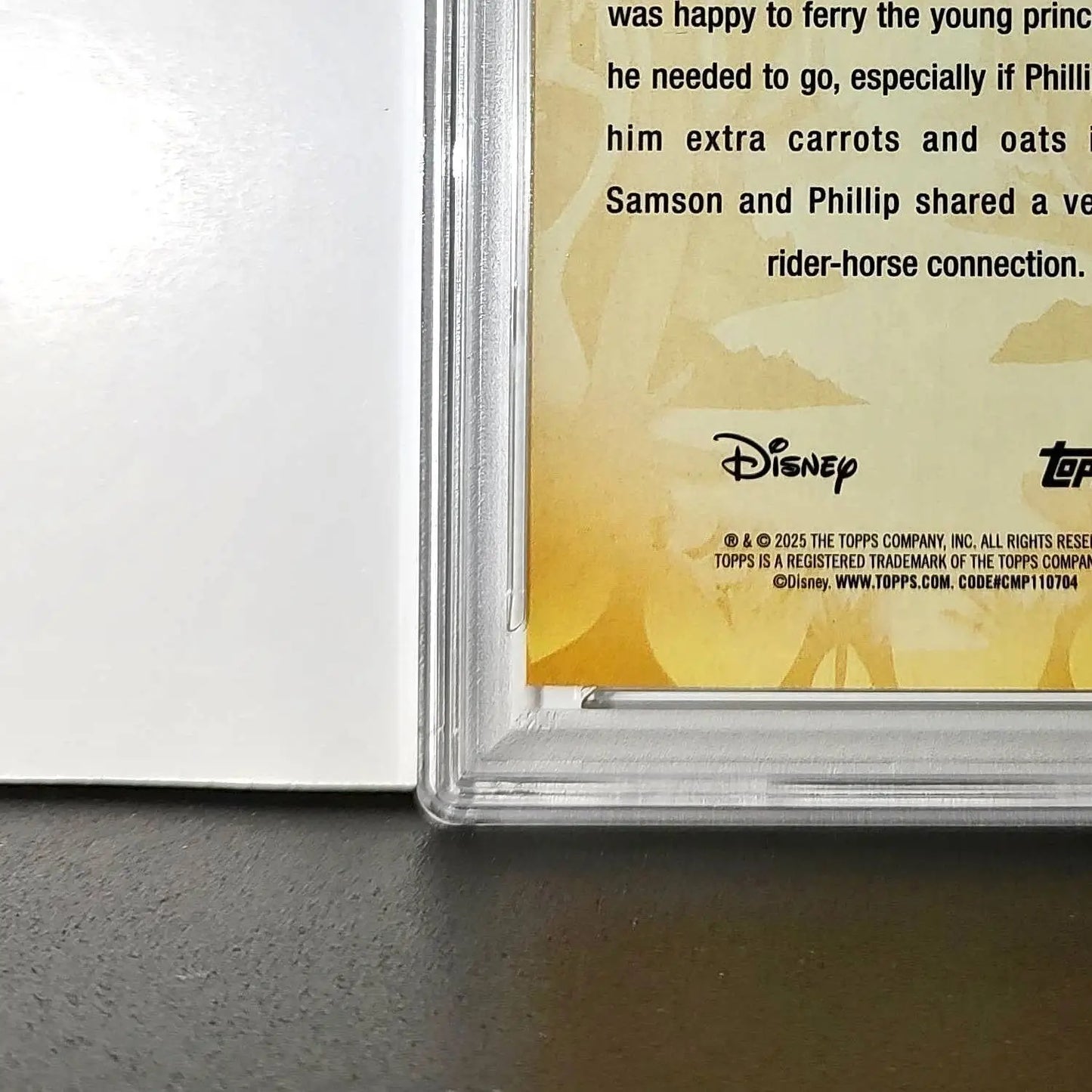Samson 2025 Topps Disney #FF-8 Furry Friends Card Sleeping Beauty PSA 9 MT - Non-Sports Card Single