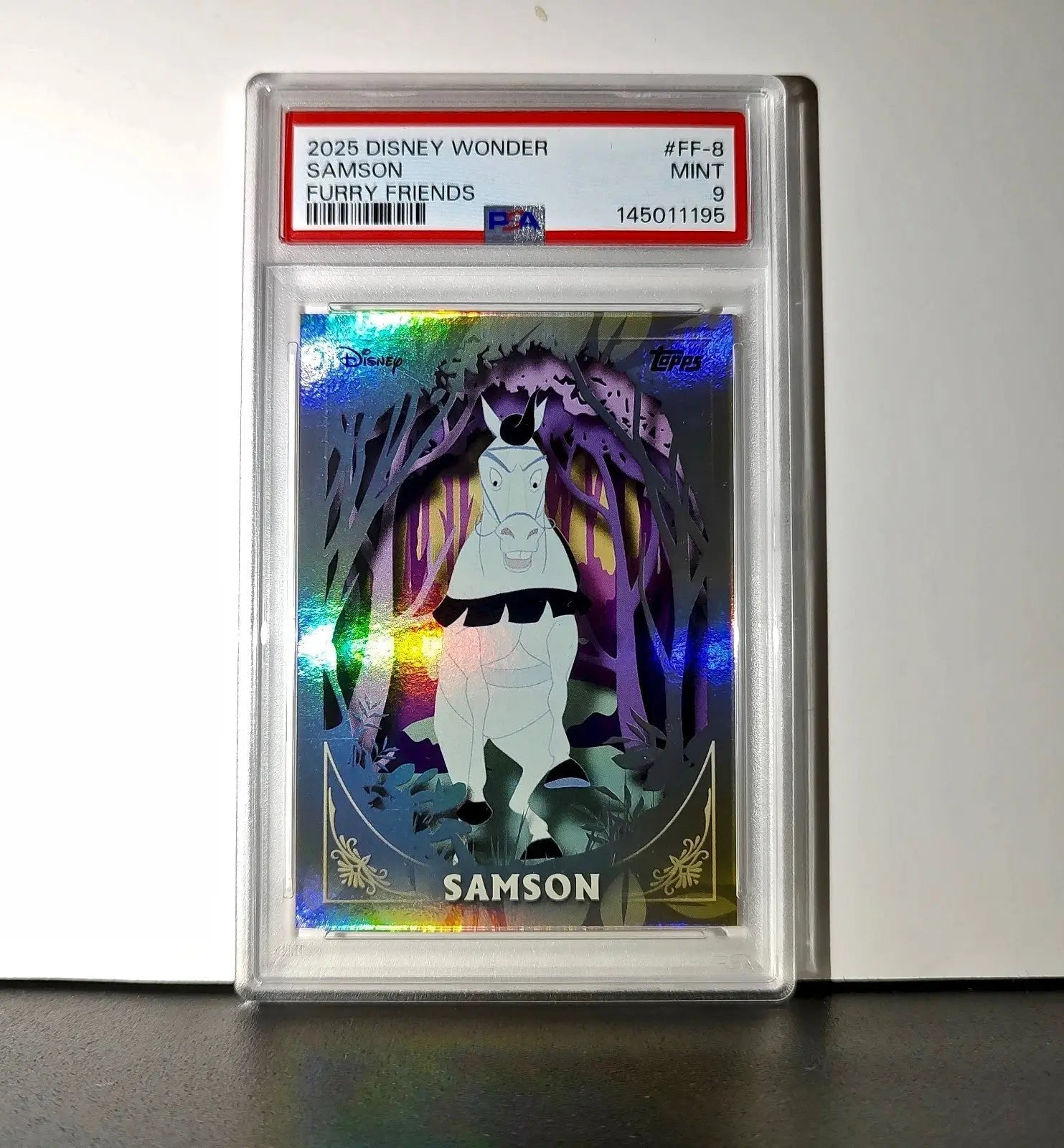 Samson 2025 Topps Disney #FF-8 Furry Friends Card Sleeping Beauty PSA 9 - Non-Sports Card Single