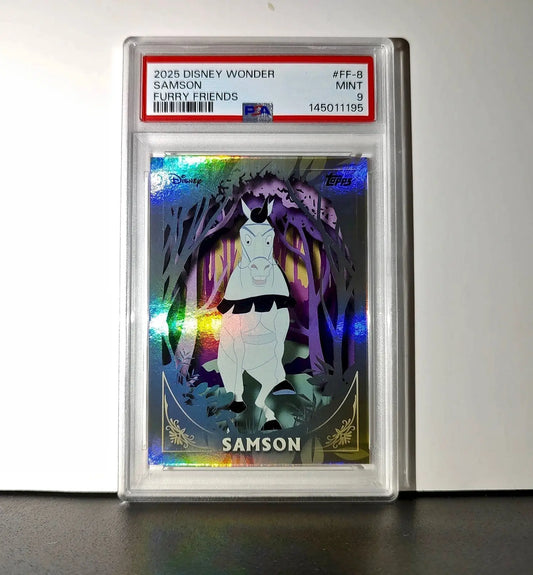 Samson 2025 Topps Disney #FF-8 Furry Friends Card Sleeping Beauty PSA 9 - Non-Sports Card Single