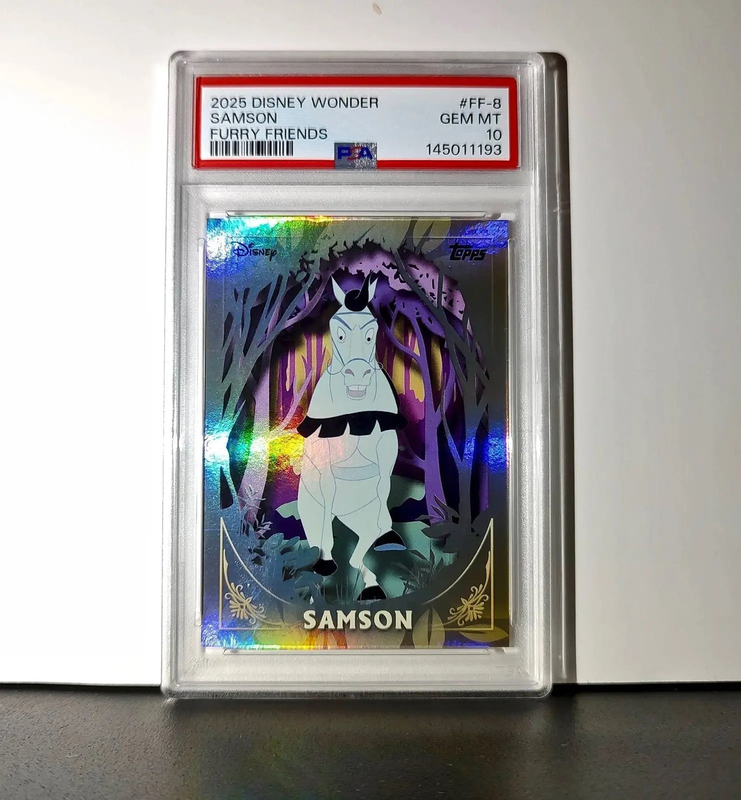 Samson 2025 Topps Disney #FF-8 Furry Friends Card Sleeping Beauty PSA 10 - Non-Sports Card Single