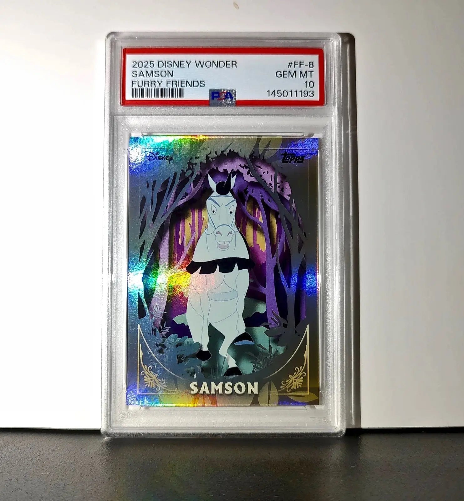Samson 2025 Topps Disney #FF-8 Furry Friends Card Sleeping Beauty PSA 10 - Non-Sports Card Single