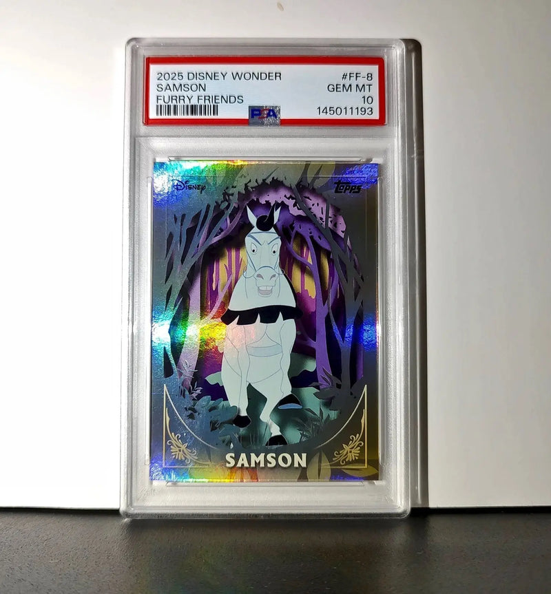 Samson 2025 Topps Disney #FF-8 Furry Friends Card Sleeping Beauty PSA 10 - Non-Sports Card Single