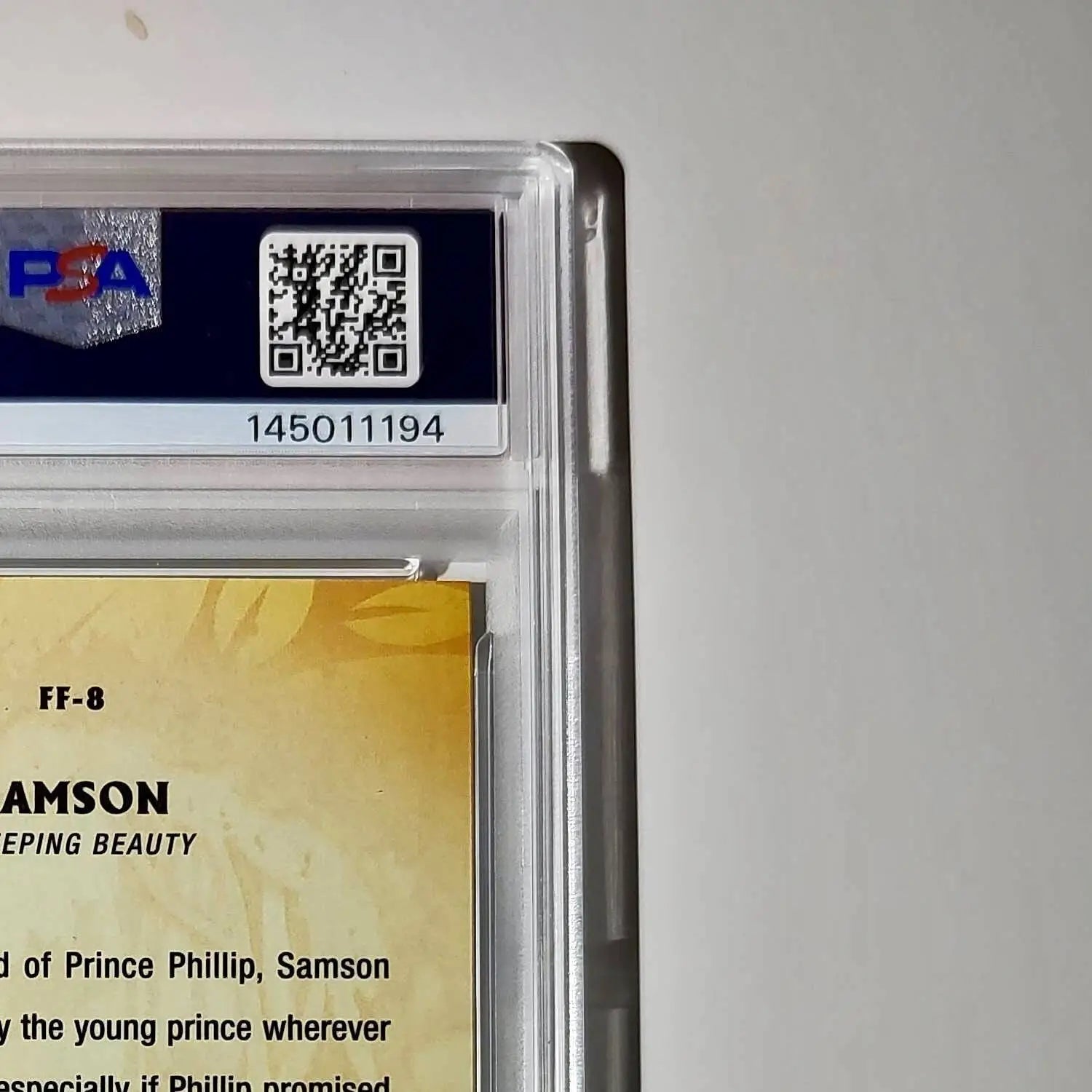 Samson 2025 Topps Disney #FF-8 Furry Friends Card Sleeping Beauty PSA 9 MT - Non-Sports Card Single