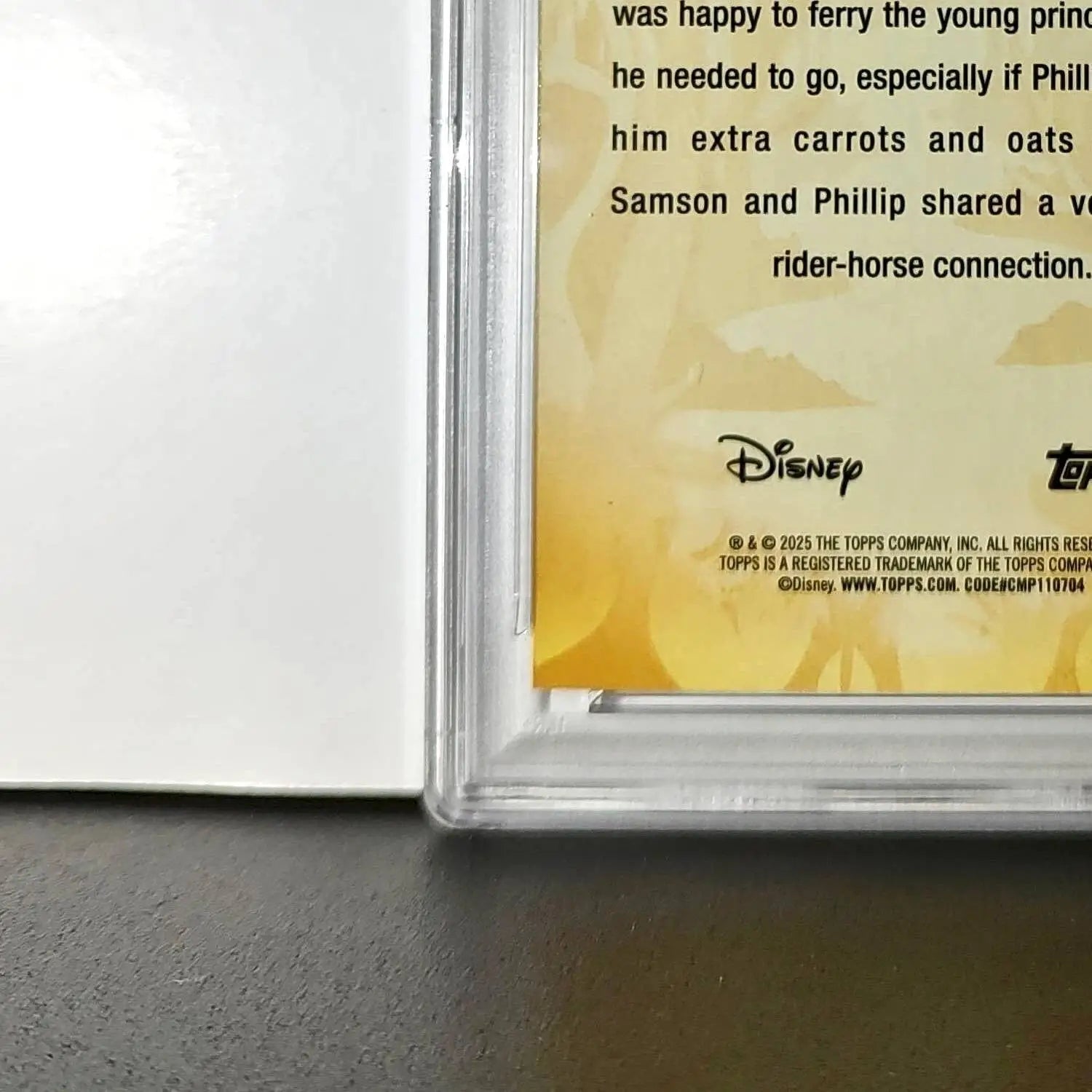 Samson 2025 Topps Disney #FF-8 Furry Friends Card Sleeping Beauty PSA 9 - Non-Sports Card Single