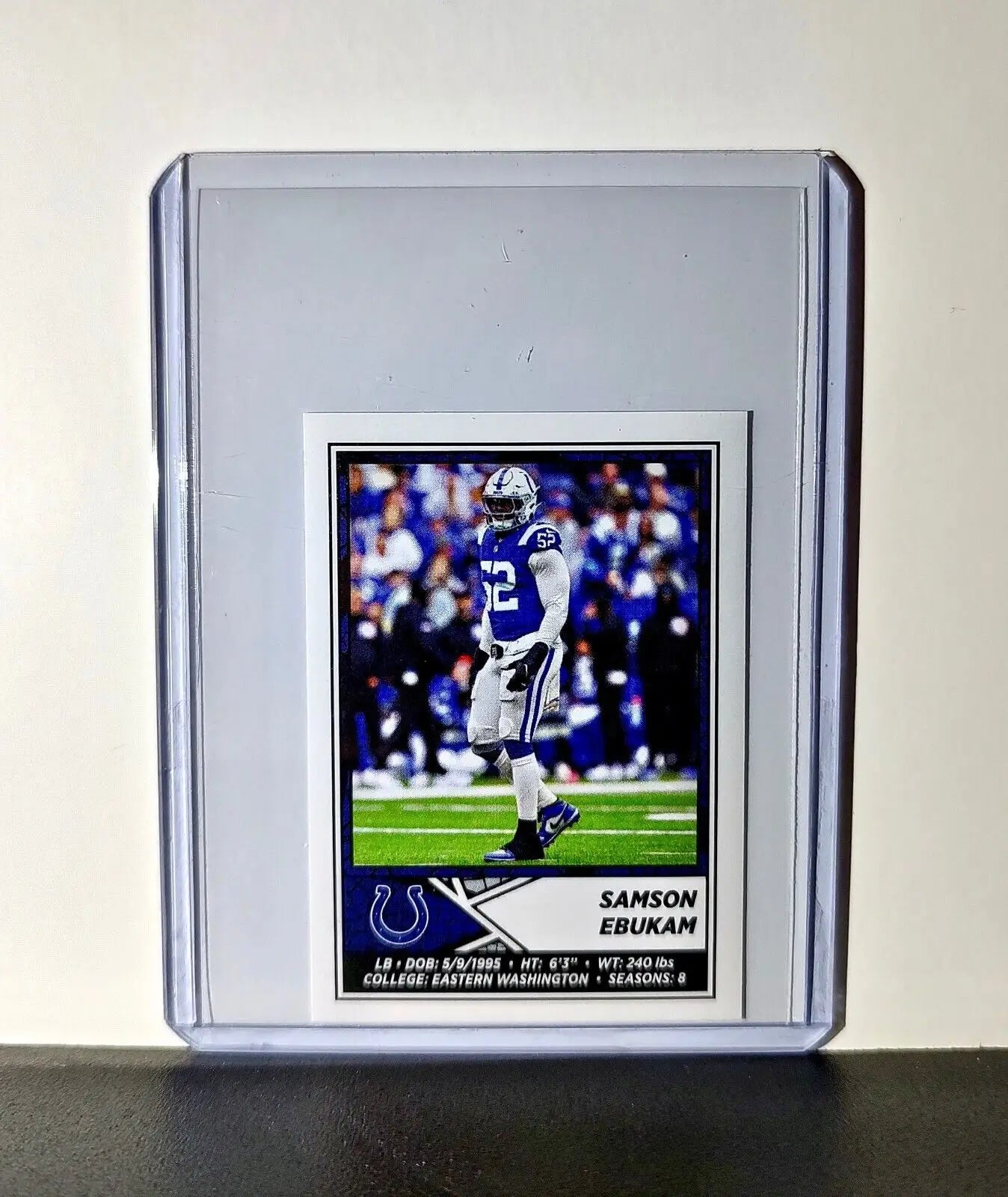 Samson Ebukam 2024 Panini NFL Sticker #195 Indianapolis Colts