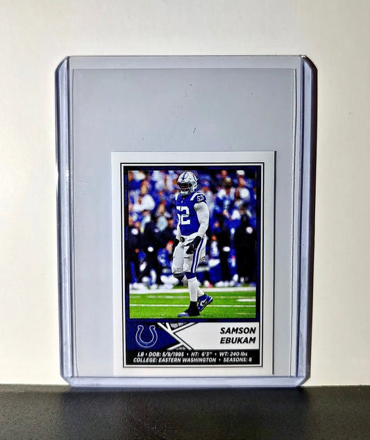 Samson Ebukam 2024 Panini NFL Sticker #195 Indianapolis Colts - Football Card Single