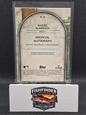 Samuel Aldegheri 2025 Topps Museum Collection Auto /199 #AA-SA - Baseball Card Single