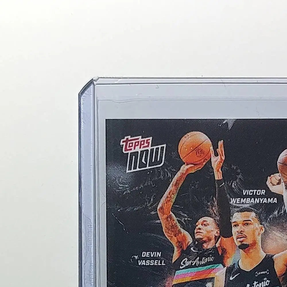 San Antonio Spurs 2025-26 Topps Now #WCSA Western Conference Champions Card - Basketball Card Single