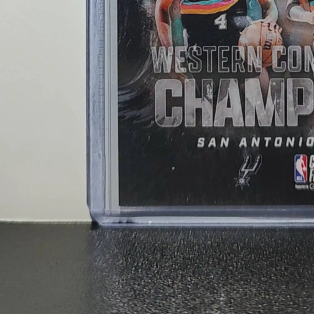 San Antonio Spurs 2025-26 Topps Now #WCSA Western Conference Champions Card - Basketball Card Single