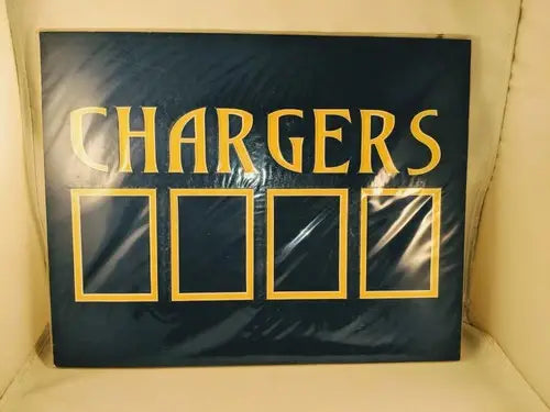 San Diego Chargers 4 Trading Card Holder Wall Plaque 14’’ x 11’’ - Display Case