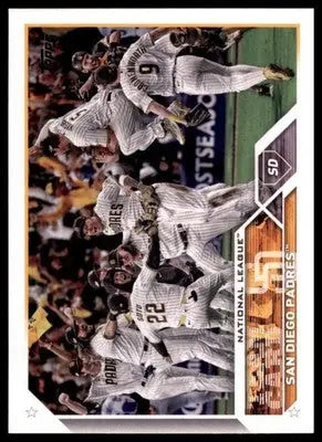 San Diego Padres 2023 Topps #655 San Diego Padres - Baseball Card Single